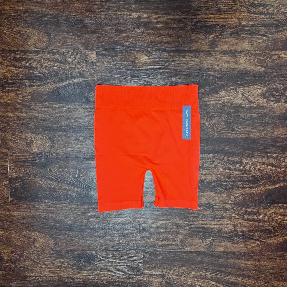 Emme Jordan Basics Compression Shorts - Size S/M - Orange